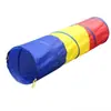 Túnel Infantil Arco-Íris Tubo para Engatinhar Equipamento de Treinamento Sensorial para Jardim de Infância Brinquedo de Furar Tenda Indoor para Bebê Quebra-Cabeça