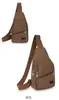 Bolsa de Peito Masculina Nova Versão Coreana Versátil Grande Capacidade Lona Portátil Peito Pequena Mochila Casual Transversal