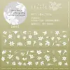 Fita Pet Cortada em Formato de Molho de Tomate Série Estrelada Branca Lisa Estilo Europeu Padrão Transparente Básico Base para Journaling DIY Colagem