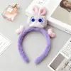 Acessório de Cabeça Jardim de Zootopia Faixa de Pelúcia Tridimensional Coelho Nick Estilo Engraçado e Fofo Acessórios de Cabelo Disponíveis para Atacado