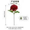 Flores artificiais, vaso mini de vidro de luxo leve, frasco de aromaterapia, arranjo de flor artificial único, flores artificiais, flores falsas
