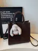 2025 Nueva Bolsa Tote de Invierno para Mujer Bolsa de Gran Capacidad Moda Simple Casual Cotidiana para Viajar Bolso Cruzado de Mano
