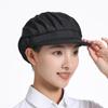 Gorra de Trabajo Octagonal con Visera para Taller de Fábrica de Alimentos Transpirable a Prueba de Polvo y Aceite Gorra Baotou Malla Completa para el Cabello