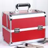 Caixa de Maquiagem tipo Bolsa Multicamadas, Profissional para Tatuagem, Manicure, Maquiagem, Beleza e Cabeleireiro Caixa de Armazenamento com Fechadura e Caixa de Maquiagem, Caixa Organizadora