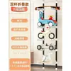 Estante de Almacenamiento para Coches de Juguete Infantiles Sala de Estar Hogar de Pie Sin Taladro Estante para Patineta Bicicleta