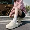 Pantuflas de algodón impermeables, cómodas y cálidas de EVA para mujer, nuevo estilo otoño/invierno 2026, engrosadas y forradas de felpa para uso en interiores, con suela suave