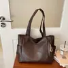 Bolso de mujer de gran capacidad, nuevo estilo casual de moda 2026, adecuado para la escuela, el trabajo y el uso diario, bolsa de mano de gran capacidad
