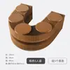 Taburete de Papel Telescópico, Banco Largo, Banco Plegable, Banco Retráctil Simple Portátil Ahorrador de Espacio, Taburete Bajo para Cambiar Zapatos en la Entrada