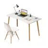 Escritorio Habitación Sencilla Mesa Pequeña Habitación de Alquiler Escritorio de Escritura Escritorio de Oficina para Computadora Escritorio de Oficina Estilo Nórdico Moderno Sencillo