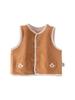 Chaleco de Bebé Doble Cara Otoño e Invierno Nuevo para Bebés Hombres y Mujeres Grano Olímpico Terciopelo Chaleco sin Mangas Bebé Top Individual Chaleco Otoño