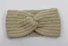 Explosiones Transfronterizas Diadema de Lana para Mujer Accesorios para el Cabello Diadema Tejida Diadema de Moda Linda Elegante Para Salir Calentador de Cabeza