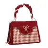 Bolsas para Mujer 2026 Nuevo Verano Roja Bolso de Boda Gran Capacidad Bolso de Mano Bolso Cruzado Bolso Pequeño de Novia