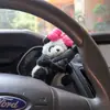 Decoração de Interior de Carro Enfeites Boneco Panda Novo Pisca-pisca Limpador Figurine para Mulheres