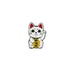 Broche Insignia de Gato de la Fortuna de Metal Anime Insignia Creativa Personalizada Dibujo Animado Accesorio Pin de Ropa de Moda Decoración Transfronterizo
