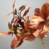Planta Simulada de Hoja de Magnolia Floristería al por Mayor Jarrón Rama de Magnolia Adornos de Camelia Planta Verde Flor de Plástico Decoración de Paisajismo Arreglo Floral