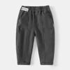 Pantalones Casuales Lisos Nuevos para Niños Primavera y Otoño 2026 para Niños Mayores y Pequeños, Pantalones Casuales para Niños Primavera y Otoño