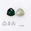 Cristales Dongzhou Triangulares 7mm Coloridos con Base Puntiaguda para Uñas Rhinestones Pequeña Cabeza de Tigre Forma Triangular Rhinestones Accesorios para Uñas DIY
