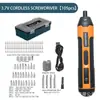 Destornillador Eléctrico Ajustable de Grado Industrial Transfronterizo Destornillador Eléctrico Recargable Herramienta de Destornillador Pequeña Micro Mini