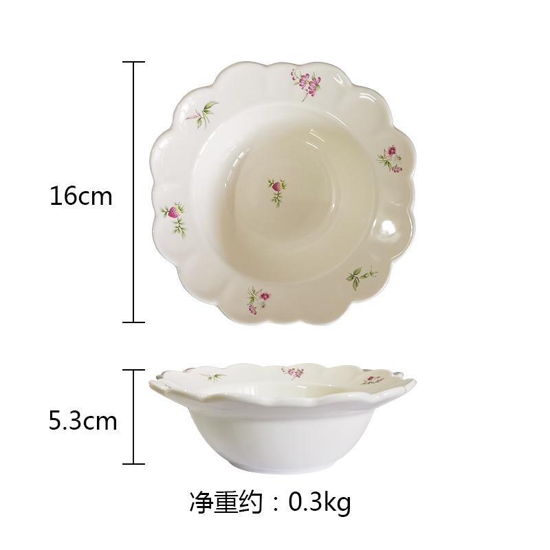 6寸碎花花朵沙拉碗