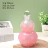 Taza de Agua Personalizada con Forma de Calabaza, Botella Sencilla para Elaboración de Licores, Botella para Bebidas de Té con Leche, Jarra de Vidrio para Licores, Recipiente Vacío para Té y Licores, Herramienta para Elaboración de Licores