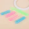 Cubo de Cepillos de Dientes Transparente Colorido Caramelo para el Hogar Caja de Almacenamiento para Cepillos de Dientes Caja para Cepillos de Dientes Portátil Caja de Paja de Trigo