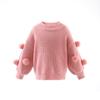 Nuevos Tejidos de Punto para Niñas de Otoño e Invierno con Camisetas Básicas de Modal para Niñitas, Tejidos de Punto para Niños, Tops Versátiles para Bebés