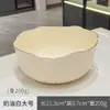 Louça da Moda Estilo Ins Borda Dourada Martelada Plástico Doméstico Tigela de Salada Estilo Japonês Sala de Estar Criativa Transparente Prato de Frutas