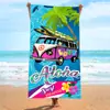 Em estoque Daifa Transfronteiriça Nova Toalha de Banho de Microfibra para Praia Toalha Estampada Praia Natação Férias Toalha de Banho Absorvente