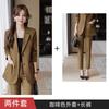 GDX892 blazer de terno solto de fileira única com dupla fivela, roupas femininas 2024, blazer de terno casual profissional com temperamento