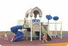 Tobogán Castillo Grande para Exterior, Esquí, Tobogán para Jardín de Niños, Combinación para Escalar, Equipo de Diversión para Comunidad Cuadrada