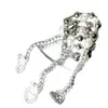 Pulsera Anillo de Perlas Tejida de Una Pieza Estilo Étnico Retro para Mujer, Diseño Único de Nicho, Pulsera Exagerada con Forma de Hueso