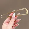 2026 Nuevo Modelo Pasador en Forma de U para Peinado de Moño, Peine de Inserción de Cuatro Dientes para Mujer, Pasador Fijo, Accesorio para el Cabello