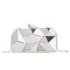 Nuevo bolso de acrílico transfronterizo, mini bolso de mano pequeño, brillante, tipo clutch, para banquetes, bandolera.