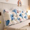 Almofada de Cabeceira de Cama de Princesa Veludo Cristal Grande Encosto Almofada de Quarto Duplo Tatami Cama Macia Bolsa Almofada Almofada de Parede