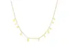 Collar de fragmento brillante brillante brillante para clavícula acero de titanio mini ins accesorios de moda cadena para clavícula mujer