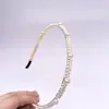 Nova Tiara de Cabeça com Pérolas e Diamantes Luxo Leve Super Fada para Bebê com Franja Metalizada de Alto Padrão Feita à Mão Atacado para Mulheres