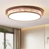 Sala de Estar Estética da Dinastia Song Estilo Mid-Century Luminária de Teto LED Criativa Protetora para os Olhos para Quarto e Estudo, Luminárias Estilo Mid-Century