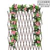 Simulação Rosa Rattan Pendurado na Parede Flor de Seda Decoração de Casamento Flor de Cerejeira Rattan Flor Artificial Teto Planta de Simulação Flor Rattan