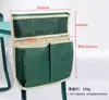 Banco de Joelhos para Jardim Transfronteiriço com Bolsa para Ferramentas Dupla Finalidade Exterior Esponja Antiderrapante Dobrável Ferramentas de Jardinagem