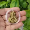 Oro Puro 999 Pegatina de Oro para Teléfono 2mg Paz y Alegría Dios de la Riqueza con Adhesivo Trasero Pequeño Regalo para Atraer Tráfico Fabricante Mayorista