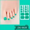 Fábrica Zhengxiang Personalizado Color Puro Simple Transfronterizo DIY Pegatinas para Uñas de los Pies Oem Impermeables Blanqueadoras Pegatinas para Manicura de Uñas de los Pies