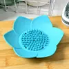 Atacado Suporte de Silicone de Lótus Suporte de Sabonete Cozinha Banheiro Banheiro Universal Sem Furos Caixa de Drenagem Doméstica Caixa de Sabonete