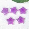 Amazon Piedra Natural Cristal 20mm Estrella de Cinco Puntas No Porosa Colgante Estrella Luna Joyería Pequeños Adornos de Estrella Accesorios