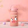 Termo portátil de 650 ml con boca ancha, gran capacidad, color intenso, para estudiantes, con impresión personalizada