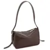 Bolso Cruzado para Mujer 2025 Nuevo Bolso Cuadrado Pequeño Boston Retro Piel Genuina Curtida al Vegetal Bolso Almohada de Gama Alta de Nicho