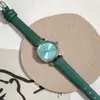 Nuevo Reloj para Mujer Estilo Celebridad de Internet Mismo Estilo Reloj para Dama Temperamento Artístico Retro Estudiante Esfera Redonda Reloj para Examen Venta al por Mayor
