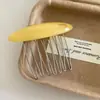 Grampo de Cabelo Estilo Coreano com Borda de Acetato para Raízes Volumosas, Sensação de Luxo, Pente para Franja Não Danifica, Grampo, Acessório de Cabelo