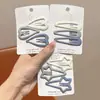 Pinza BB para Niñas Pinza para el Cabello de Estrella de Cinco Puntas Tocado 2025 Nueva Pinza Pinza para Flequillo de Cabello Roto de Bebé Pinza para el Cabello de la Frente de Niños
