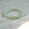 Pulsera de Jade Imitación Estilo Antiguo 8mm Pulsera de Vidrio Puesto Callejero Accesorios Dinastía Han Pulsera Gruesa para Mujer Pulsera de Vidrio Hecha a Mano