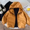 Jaqueta de Lã Muye para Inverno com Forro Huzhou Zhili Moda Infantil Meninos e Meninas Estilo Coreano Casaco Corta-vento Espesso com Capuz Jaqueta Quente